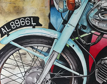The Old Forgotten Motorbike